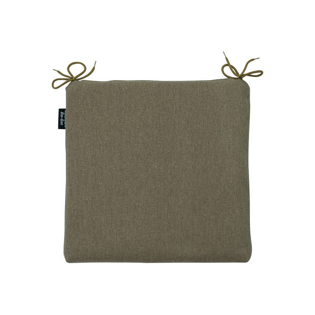 Madison - Zitkussen 40X40 - Taupe - Beige Recycled Canvas