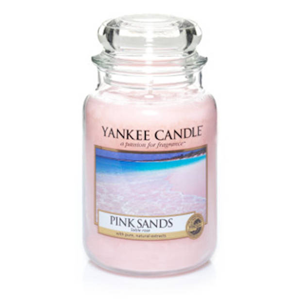 Yankee Candle - Pink Sands geurkaars - Large Jar - Tot 150 branduren