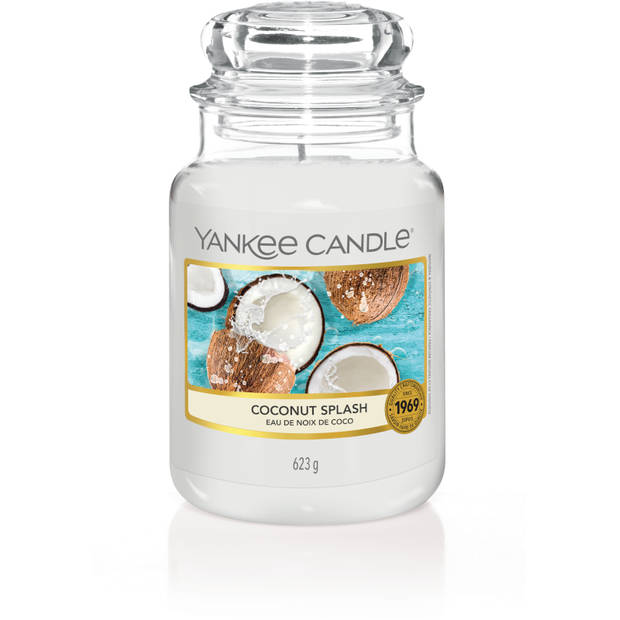 Yankee Candle Geurkaars Large Coconut Splash - 17 cm / ø 11 cm