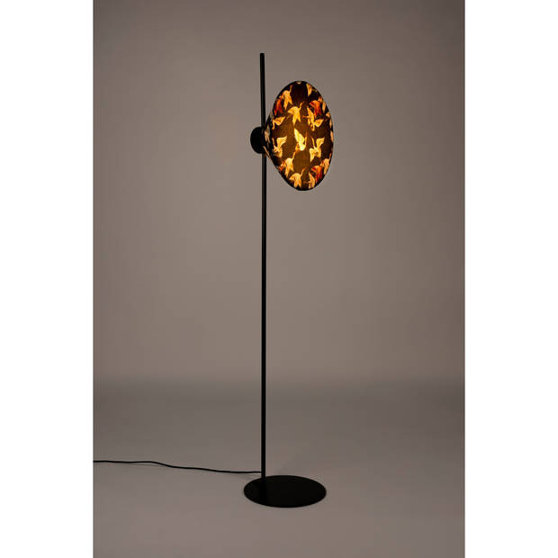 Housecraft Jaylee Vloerlamp/ Staande lamp Zwart