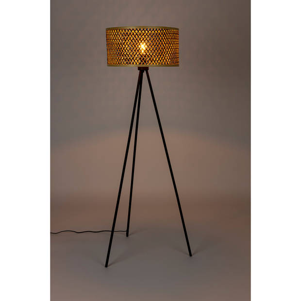 Housecraft Isla Vloerlamp Bamboo - Beige