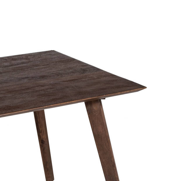 Giga Meubel - Eettafel Donkerbruin - Mangohout - 150cm - Tafel Oslo