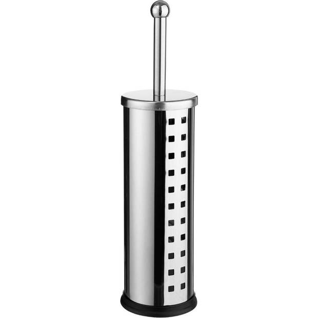 Toilet brush with holder stainless steel toilet brush 38.8 cm Diameter 10.1 cm