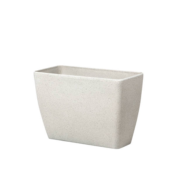 Beliani BARIS - plantenbak voor buiten-Beige-Stenenmix