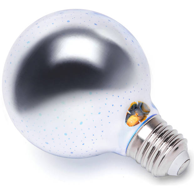 LED Lamp - Aigi 3D Firework - E27 Fitting - 4W - Warm Wit 1800K - Titanium