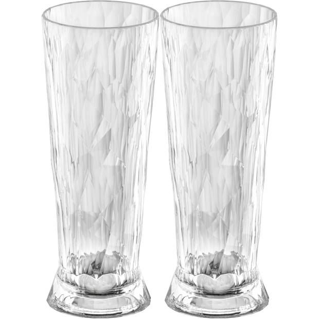 Koziol Bierglazen - onbreekbaar - Superglas 500 ml - 2 Stuks