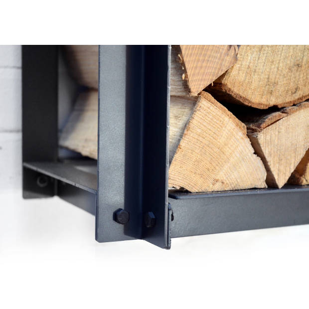 Blackwell Houtopslag Modulair - Houtrek - Hout Wandrek - Woodstack - Voor Binnen & Buiten