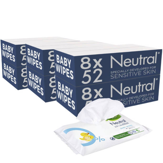 Neutral - Baby Billendoekjes - 48 x 52 = 2496 stuks - 0% Parfum