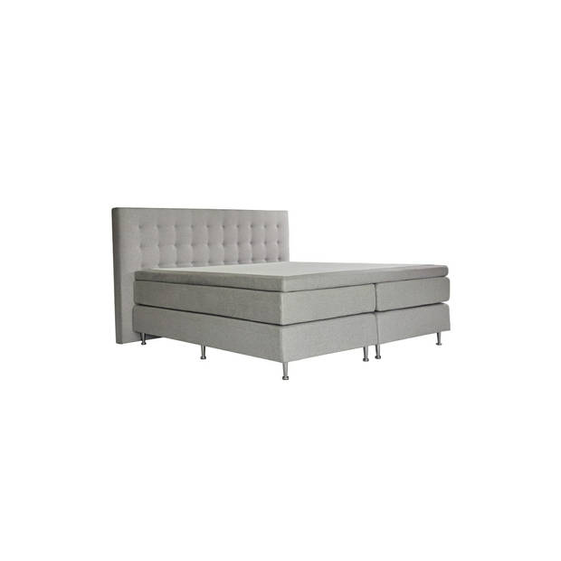 Larson - Boxspring Oslo - Lichtgrijs - 180x200