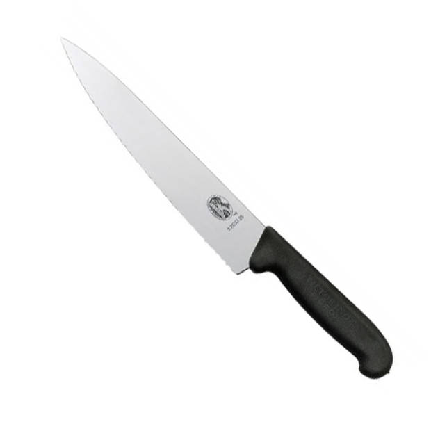 Victorinox Fibrox koksmes - 25cm - gekarteld