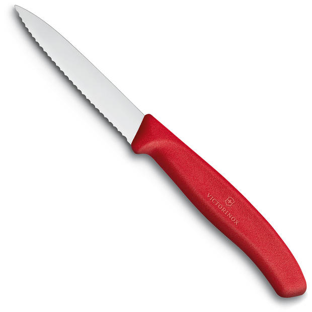 Victorinox Schilmes Swiss Classic - Rood - Gekarteld - 8 cm