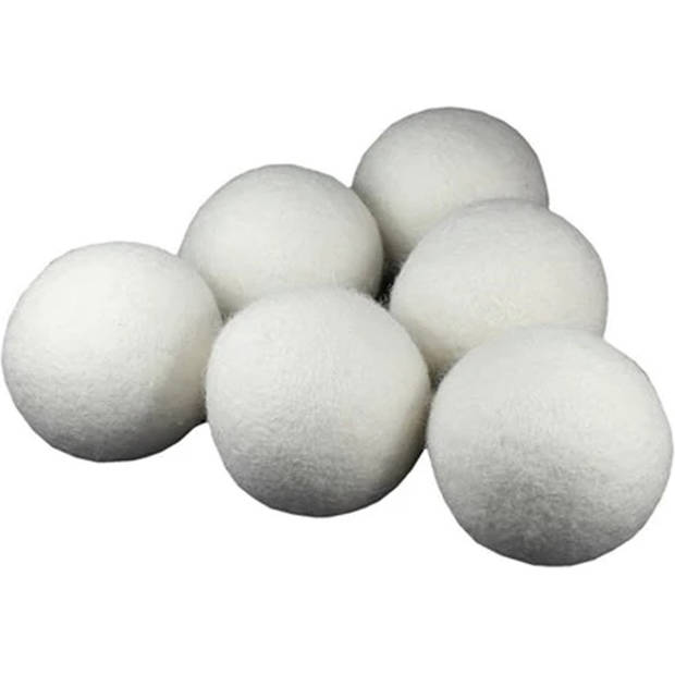 Wollen Wasdroger Ballen - 100% Wol - Wasverzachter Droger Ballen Schapenwol Wasbol Wasbollen Wasdrogerballen - Ecologisc