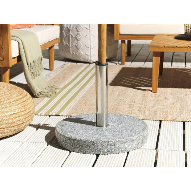 Beliani CEGGIA - Accessoires voor parasols-Grijs-Graniet