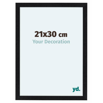 Fotolijst 21x30cm Zwart Mat MDF Como