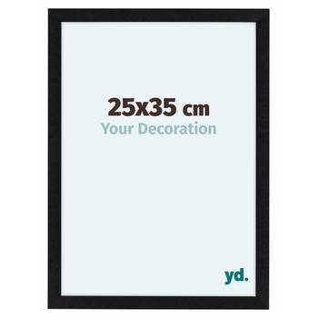 Fotolijst 25x35cm Zwart Mat MDF Como