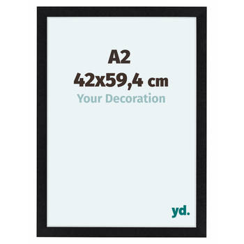 Fotolijst 42x59,4cm A2 Zwart Mat MDF Como