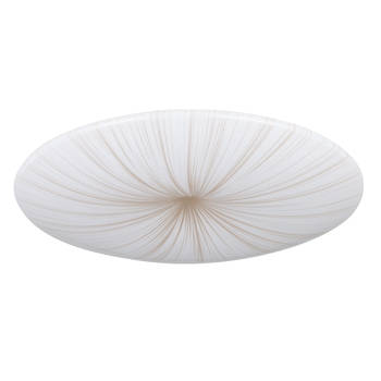 EGLO Nieves 1 Plafond- en Wandlamp - LED - Ø 51 cm - Wit/Goud