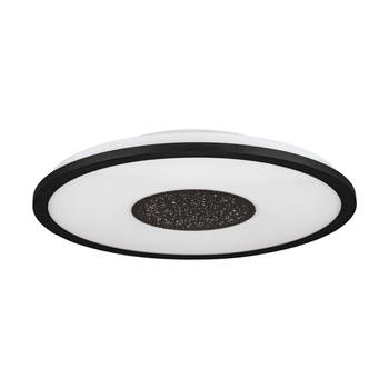 EGLO Marmorata Plafondlamp - LED - Ø 45 cm - Zwart/Wit