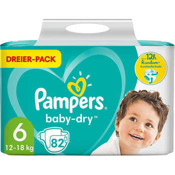 Pampers - Baby Dry - Maat 6 - Mega Pack - 82 luiers