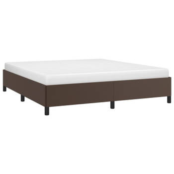 vidaXL Bedframe kunstleer bruin 180x200 cm