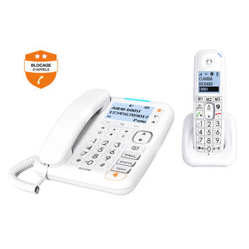 Alcatel XL785 Combo Voice Senioren Huistelefoon + Dect telefoon