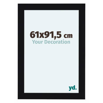 Fotolijst 61x91,5cm Zwart Hoogglans MDF Como