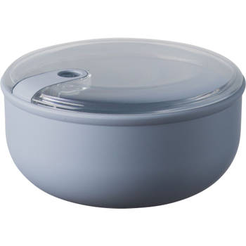 Omada - Pull Box Lunchbox Rond 1,8 liter - Polypropyleen - Blauw