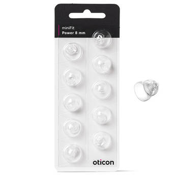 Oticon miniFit Power tip 8mm