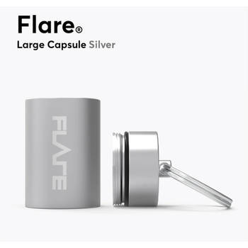 Flare Audio Large CAPSULE voor Calmers- Zilver