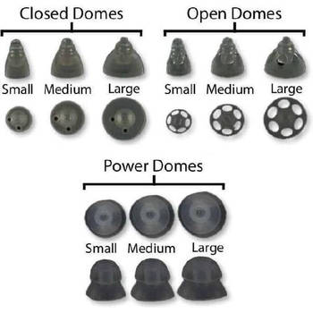 Phonak Smokey Dome Closed Large 10 stuks