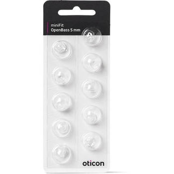 Oticon OpenBass dome miniFit 5mm open 10 stuks