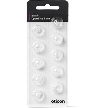 Oticon OpenBass dome miniFit 5mm open 10 stuks tip - oorstukje - oortje