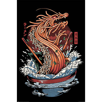 Poster Ilustrata Dragon Ramen 61x91,5cm