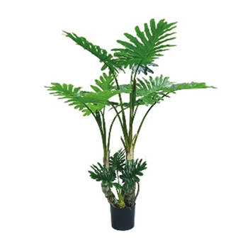 Kunstplant Philodendron 3-stam 160 cm