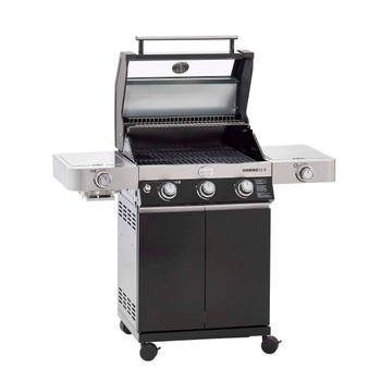 Rösle Barbecue - Barbecue Gas Videro G3-S Vario 30 mbar - Roestvast Staal - Zwart