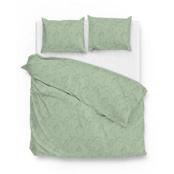 Zo Home Dekbedovertrekset Katoen Satijn Fiori di - foam green 260x200/220cm