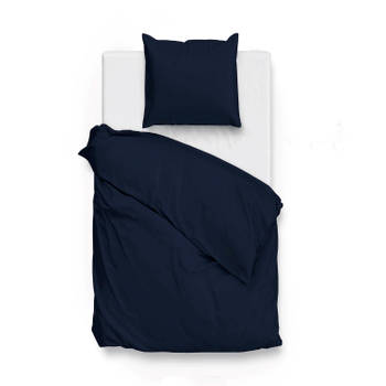 Zo Home Satinado Dekbedovertrekset Uni Katoen Satijn - navy blue 140x200/220cm