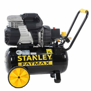 Stanley Compressor S244/8/24 FMXCM00 - 8Bar - 24L - Geïntegreerd Anti-Slip Handvat - Zwart