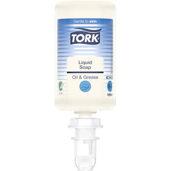 Tork vloeibare zeep Oil & Grease, S4 Premium, flacon van 1 liter 6 stuks
