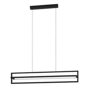 EGLO Siberia Hanglamp - LED - 78 cm - Zwart/Wit - Dimbaar