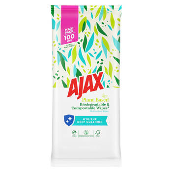 Ajax Plant-Based schoonmaakdoekjes 100st