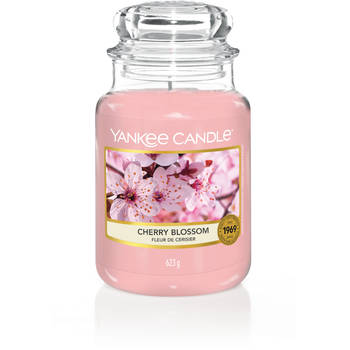 Yankee Candle Geurkaars Large Cherry Blossom - 17 cm / ø 11 cm