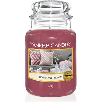 Yankee Candle - Home Sweet Home geurkaars - Large Jar - Tot 150 branduren