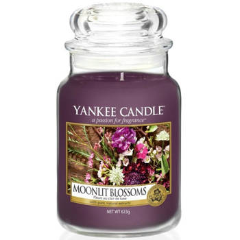 Yankee Candle - Moonlit Blossoms geurkaars - Large Jar - Tot 150 branduren