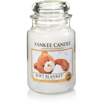 Yankee Candle - Soft Blanket geurkaars - Large Jar - Tot 150 branduren