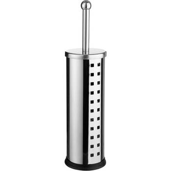 Toilet brush with holder stainless steel toilet brush 38.8 cm Diameter 10.1 cm