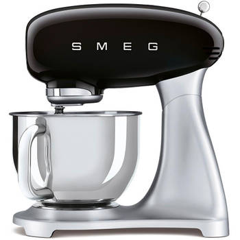 SMEG Keukenmachine - 800 W - zwart - 4.8 liter - SMF02BLEU