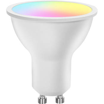LED Spot - Smart LED - Aigi Lexus - 4.9W - GU10 Fitting - Slimme LED - Wifi LED + Bluetooth - RGB + Aanpasbare Kleur -