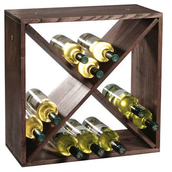 FSC® Houten Wijnflessen legbordsysteem voor 20 wijn flessen Wijnrek