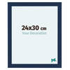 Fotolijst 24x30cm Donkerblauw Geveegd MDF Como